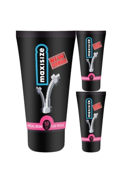 Bravilor Maxsize Maxi Size 3 Adet Cream Erkeğe Özel 50 ml Şekillendirici Hareketleyici Krem ürün görseli 1