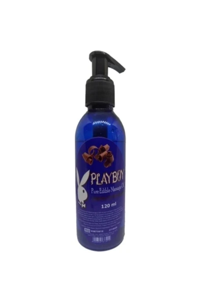bzrv Playboy Pure Edible Massage Oil 120 ml Çikolata Aromalı Masaj Yağı 1 Adet ürün görseli 1