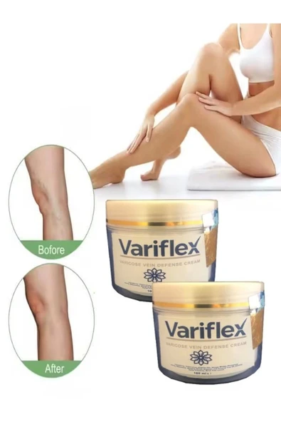 HBPAVM Variflex Varicose Vein Defense Bacak Var.isleri Için Masaj Bakım Kremi 100 ml 2 Adet - Resim 2
