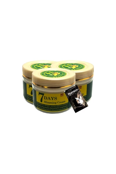 HBPAVM 7 Days 3x100 ml Ginger Miracle Slimming Cream Sıkılaştırıcı+1 ad Jel ile ürün görseli 1