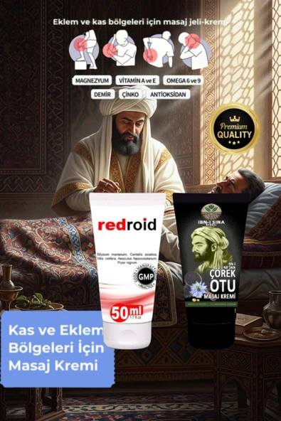 bzrv Redroid Etkili Rahatlatıcı Bakım Kremi 50 ml+İbn-i Sina Çörek Otu Kremi 50 ml ürün görseli 1