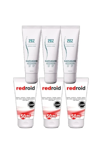 bzrv Kaz Gagası 100 ml Rahatlatıcı Kremi Redroid Rahatlatıcı Için 50 ml Set Paket ürün görseli 1