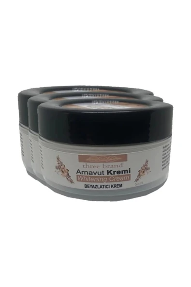 NESTO Three Brand Whitening Cream 3 Adet Arnavut Kremi 50ML Aklık Kremi Ile 120ML Playboy Masaj Yağı - Resim 3