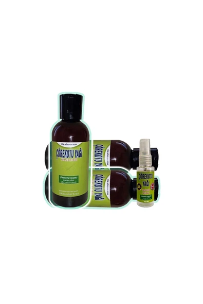 SepetDoluyor Çörek Otu Rahatlatıcı Mesaj Bakım Yağı 3x150 ml+Çörek Otu 30 ml Yağ ile ürün görseli 1