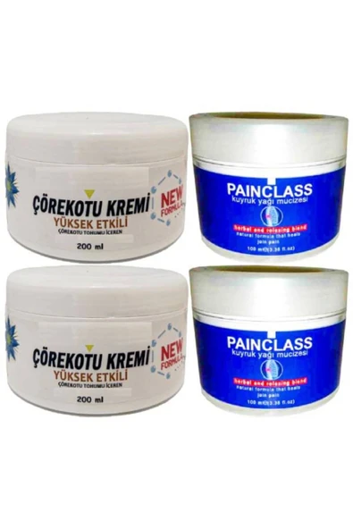 Sepet Yıldızı Çörek Otu Kremi XL Boy Rahatlatıcı Krem 2x200 ml+Painclass Kuyruk Yağı 2x100 ml Kremi ürün görseli 1
