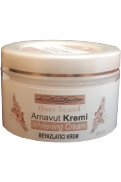 bzrv Hintohu Three Brand 100ML Arnavut Aklık Kremi+Foot Care Cream 50ML Ayak Bakım Kremi Nane Ferahlığı - Resim 3