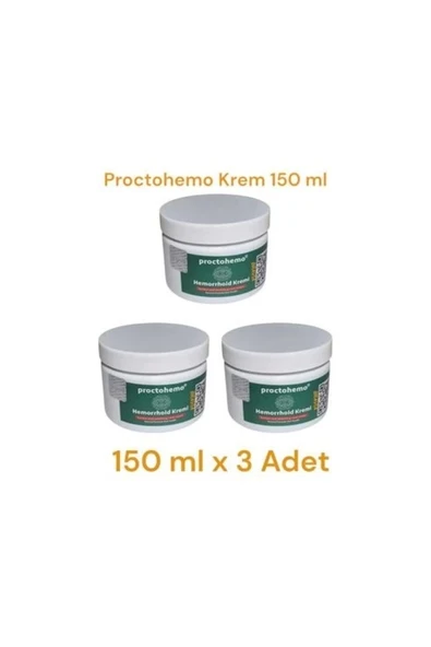 SepetDoluyor Proctohemo Rahatlatıcı Krem 150 ml x 3 Adet ürün görseli 1