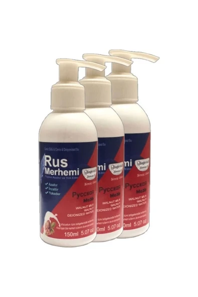 HBPAVM Glegnd Blue Tüylere Krem 3 Adet x 150 ml Cevizli & Ceviz Sütlü Russ Merhemi ürün görseli 1