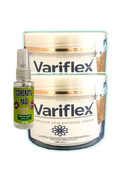 HBPAVM Variflex Bacak Bakımı Kremi 100 ml x 2 adet + Çörek Otu Yağı 30 ml ürün görseli 1