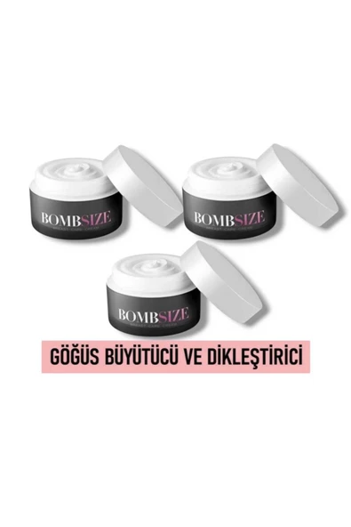 HBPAVM Bombsize Kadınlara Özel Göğüs Geliştirici Dolgunlaştırıcı Sıkılaştırıcı Bakım Kremi 50 ML X 3 Adet ürün görseli 1