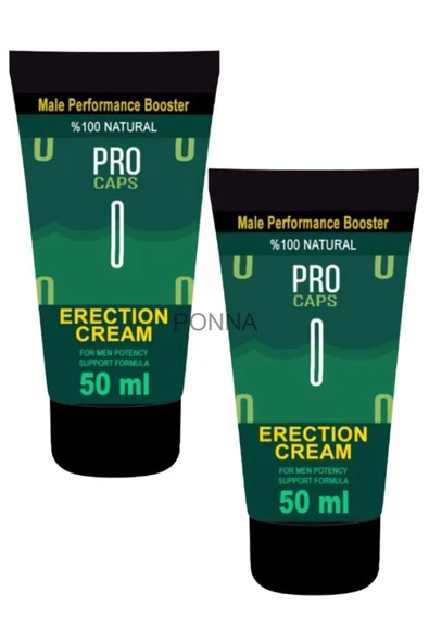 PONNA Pro Caps Erkek İçin Sert Ve Dik Etkili Masaj Ve Bakım Kremi X 2 Ad ürün görseli 1