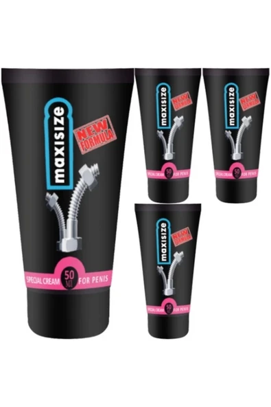 Sepet Yıldızı Maxsize Maxi Size Cream 4 Adet Erkeğe Özel 50 Ml Şekillendirici Canlandırıcı Krem ürün görseli 1