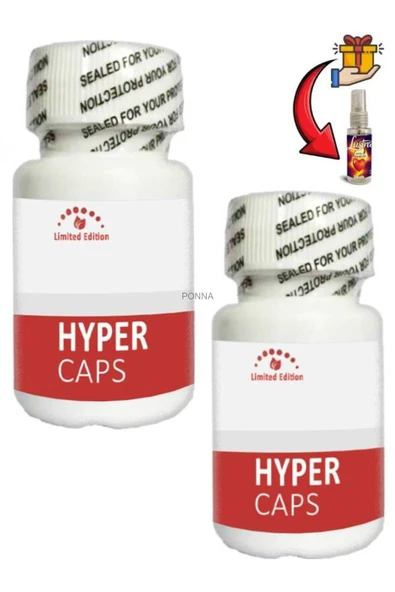 PONNA Hyper Erkeklere Özel Bölge Destekleyici 15'li x 2 ad-Lustra Masaj Yağı ile birlikte ürün görseli 1