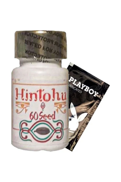 bzrv Hintohu Mucizevi 60 Seed Ağız Kokusu Gìderici Çiğnenen Tohum 60LI + 1 Hediyeli Jel ürün görseli 1