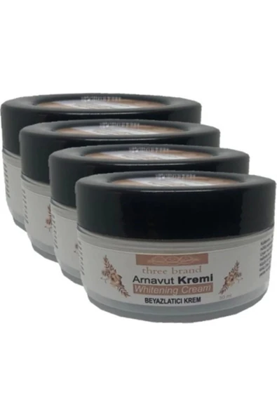 ARVALE Süper Playboy Three Brand Whitening Cream 4 Ad. Arnavut Kremi 50 ml Aklık Kremi ile 120ML Masaj Yağı - Resim 2