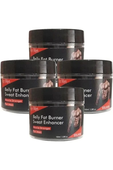 Livendo Eelhoe 4lü Adet Belly Fatburner Sweat Enhancer Erkeklere Özel Şekillendirme Kremi 100 ml ürün görseli 1