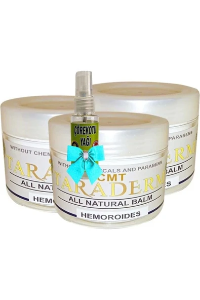 Sepet Yıldızı Süper Taraderm Cream 100 Ml X 3 Adet + Çörek Otu Yağı 30 Ml ürün görseli 1