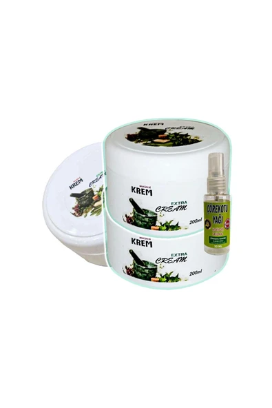 bzrv Mucizevi Krem Rahatlatıcı Bakım Masaj Kremi 3x125 ml+30 ml Çörek Otu Yağı ile ürün görseli 1