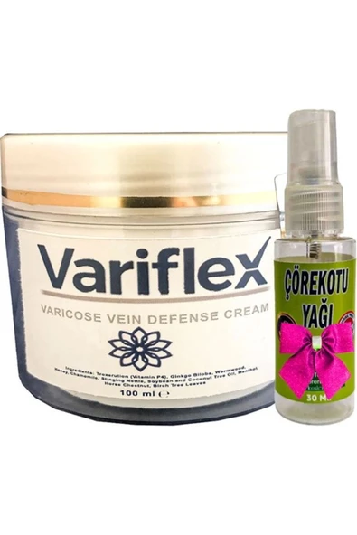 bzrv Variflex Krem Bacak Bakımı 100 ml Waris Kremi+ Hediye 30 ml Çörek Otu Yağı ürün görseli 1