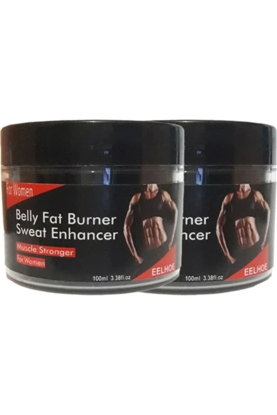 Livendo Eelhoe 2li Adet Belly Fatburner Sweat Enhancer Şekillendirme Kremi 100 ml ürün görseli 1