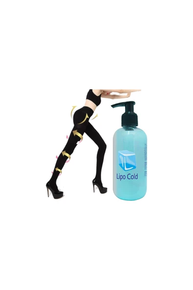 bzrv Lipo Cold Selülite Fazla Yağlara 250 ml + (L-XL) Mikro Kapsüllü Şekillendirici Tayt ürün görseli 1