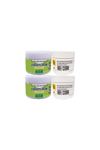 Bravilor Çörek Otu Rahatlatıcı Bakım Kremi 2x150 ml+Bee Cure Krem 2x150 ml ürün görseli 1