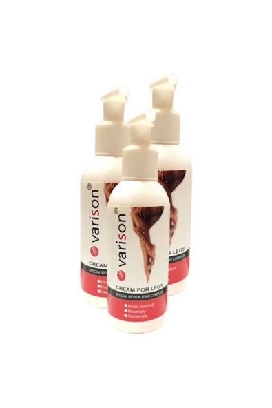 Adoil Varison Varicose Vein Defense Cream ,,diz,bacak Bakım Kremi 120 ml 3 Adet ürün görseli 1