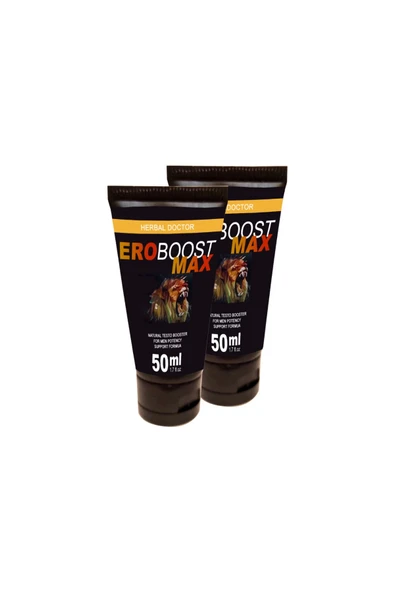 Adoil EroBoost Max 2 Adet Testo 50 ml Cream Boyut Harici Uygulama Kremi ürün görseli 1
