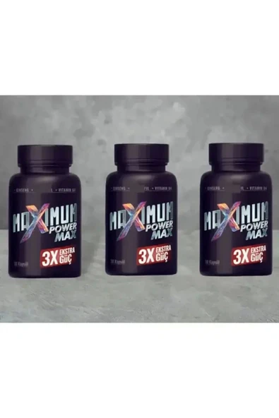 bzrv Maximum Power Max 3x Effect Erkeklere Extra Sertlik Maxìmum Güç 30 Lu X 3 Adet ürün görseli 1