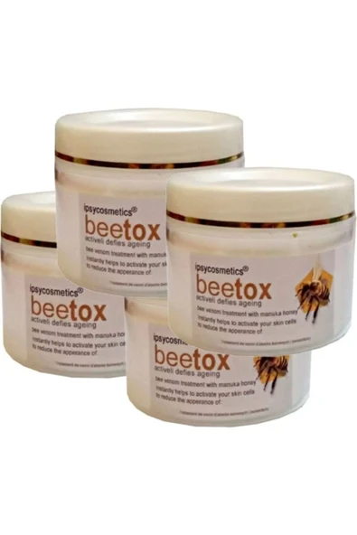 PONNA İpsycosmetics Beetox Doğal Arı Özü - Yüz Cilt Dekolte Boyun Kremi 100 ml x 4 adet - Resim 3