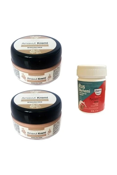 HBPAVM Three Brand Arnavut Kremi 2 Adet + Rus Merhemi 50 ml 1 Adet ürün görseli 1