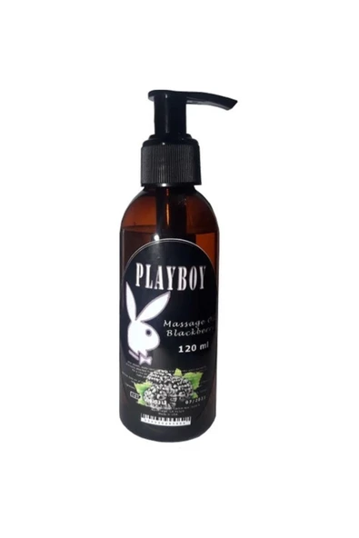 HBPAVM Playboy Black Berry Aromaterapi 120 ml Böğürtlenli Masaj Yağı ürün görseli 1