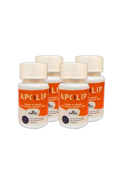 bzrv Apolip Hemo 30'lu X 4 Adet ürün görseli 1