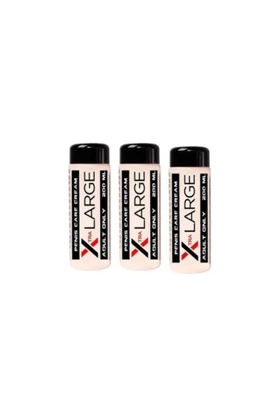Sepet Yıldızı Süper Erkeklere Özel Boyutlandırıcı X-Large Krem 125 ml x 3 ürün görseli 1