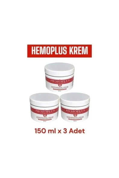 Livendo Hemoplus Rahatlatma Bakım Kremi 150 ml x 3 Adet ürün görseli 1