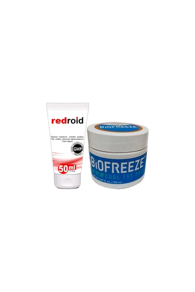 PONNA Redroid Rahatlatıcı Bakım Kremi 50 ml +Biofreeze Cream 150 ml Rahatlatıcı etki - Resim 3