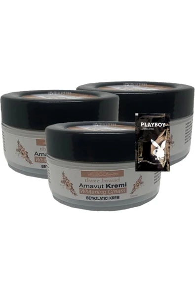 HBPAVM Three Brand Arnavut Kremi Whitens Cream 3'lü Adet Kremi 50 ml + 1 Adet Jel Hediye ürün görseli 1