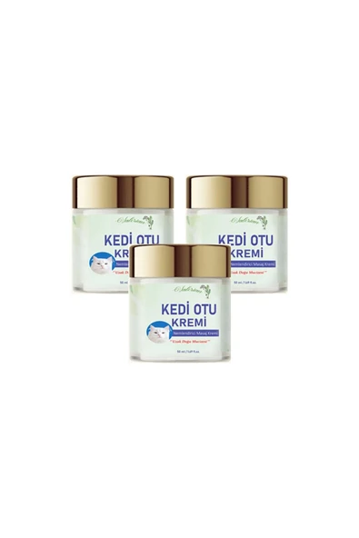 Livendo Kedi Otu Kremi 50 ml 3 Adet Kafur Ağacı Yağı İçerikli Rahatlatıcı Krem ürün görseli 1