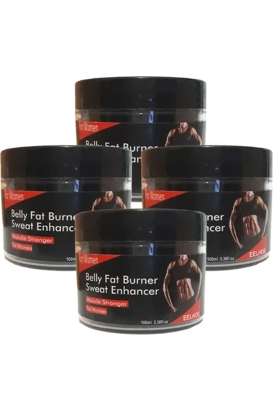 Livendo Eelhoe Belly Fatburner Sweat Enhancer Krem 100 ml x 4 adet + Jel ürün görseli 1
