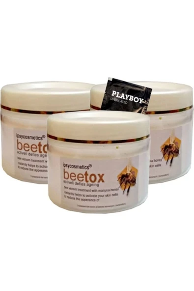 Livendo İpsycosmetics Beetox Arı Özü Kremi 100 ml x 3 adet + Jel ürün görseli 1