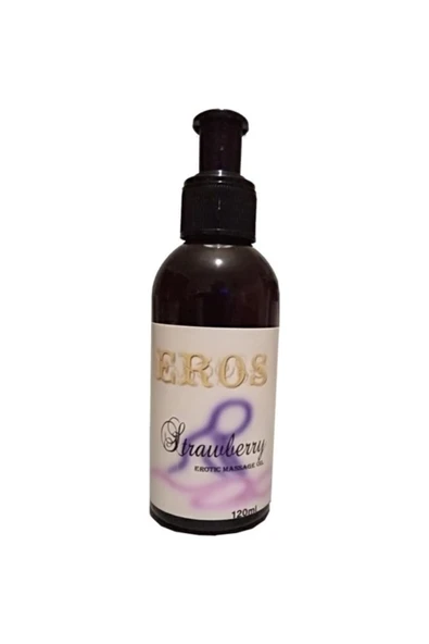 HBPAVM Eros Çilek Aromalı Masaj Yağı 120ml / Strawberry Massage Oil ürün görseli 1
