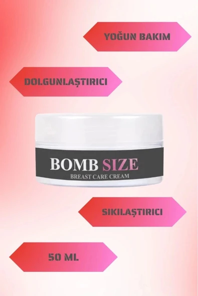 CİTY ZONE Bombsize Breast Care Cream Göğüs Bakım Kremi 50 ML X 3 Adet - Resim 2