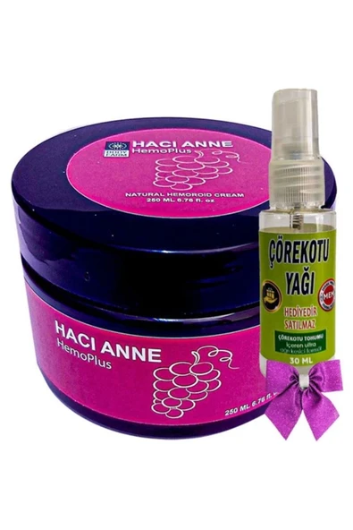 Bravilor Süper Hacı Anne Hemoplus Kremi 200 ml + Çörek Otu Yağı 30 ml ürün görseli 1