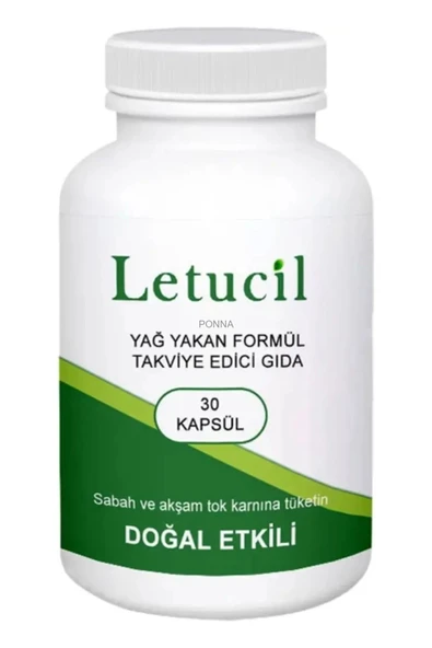 PONNA Letucil Destekleyici Ürün 30 Lu Yeşil Çay Ve Biberiyeli Güç Desteği ürün görseli 1