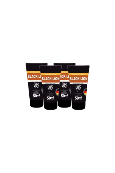 HBPAVM Black Lion 4 Tane x 50 ml Men Booster Krem Erkeklere Özel Anlar İçin Hareketlendirici Krem ürün görseli 1