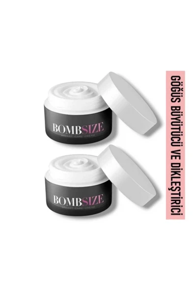 Bravilor Bombsize Kadınlara Özel Göğüs Geliştirici Dolgunlaştırıcı Sıkılaştırıcı Bakım Kremi 50 ml X 2 Adet ürün görseli 1