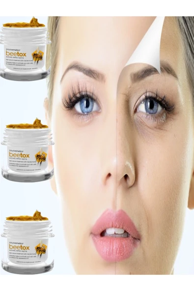 Adoil Bee Tox Arı Zehri Kırışıklık Karşıtı Gergin Yüz Bakım Kremi 100 ml 2 Adet - Resim 3