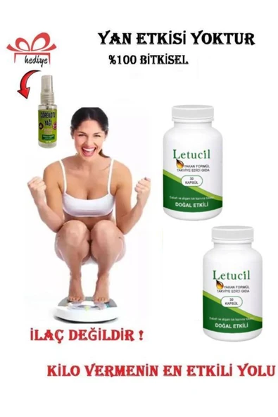 PONNA Letucil Biberiye ve Yeşil Çayın Etkisiyle Destekleyici Ürün 30'lu x 2 adet - Resim 3