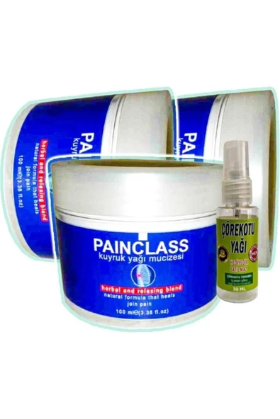 HBPAVM PAIN CLASS Kuyruk Yağı Kremi x 3 adet + Çörek Otu Yağı 30 ml ürün görseli 1