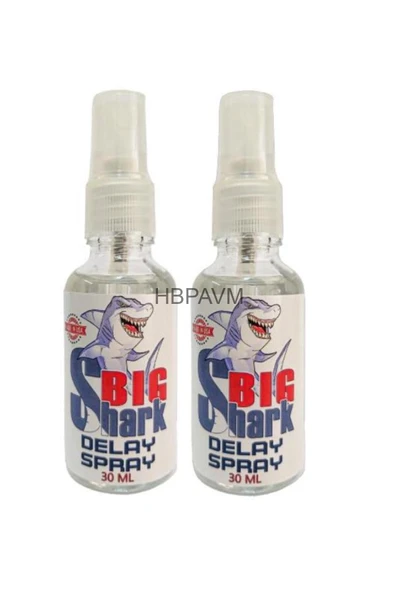 HBPAVM Big Shark Erkeğe Yeni Formül Geciktirme Spreyi 30 ml X 2 Adet ürün görseli 1